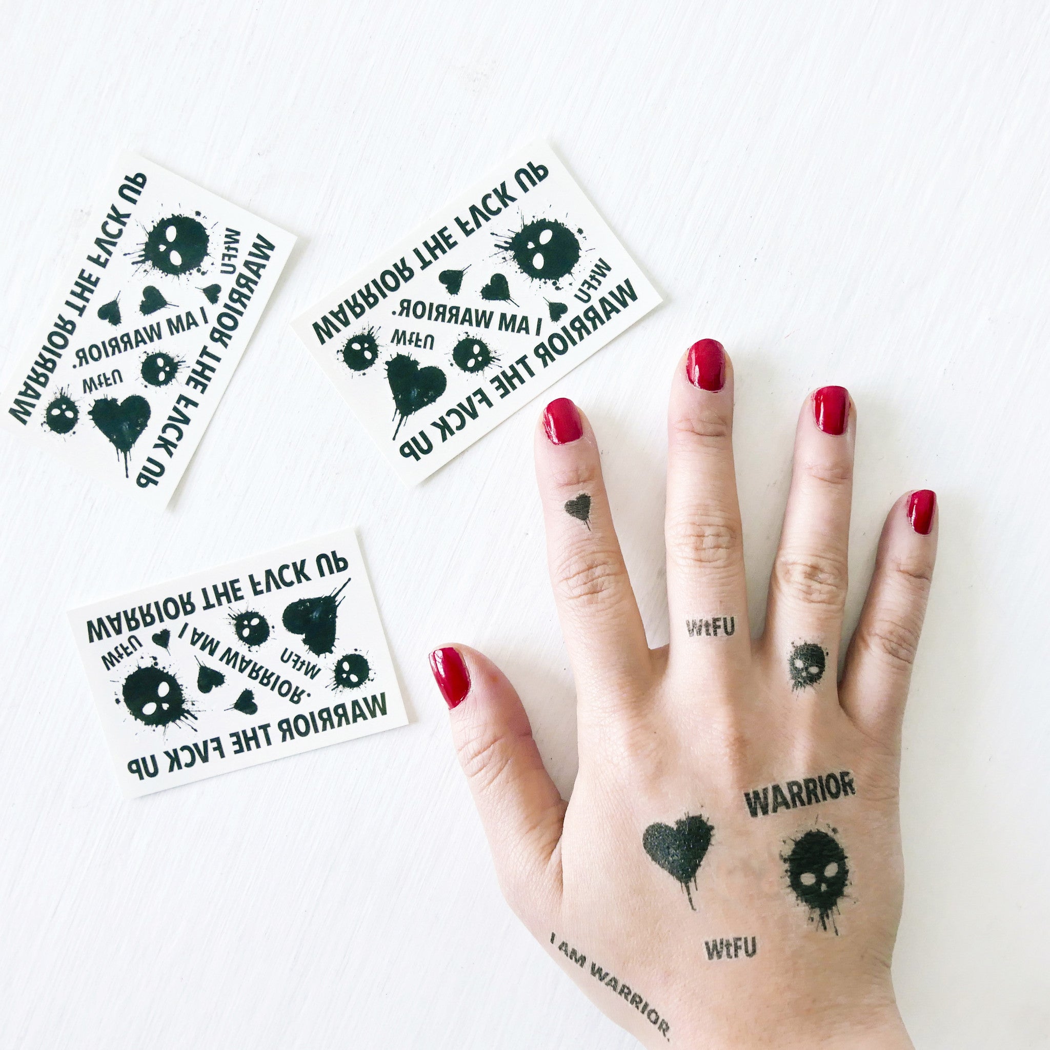 Personalized Temporary Tattoos with Name Heart Custom Fake Face Tattoo with  GX | eBay